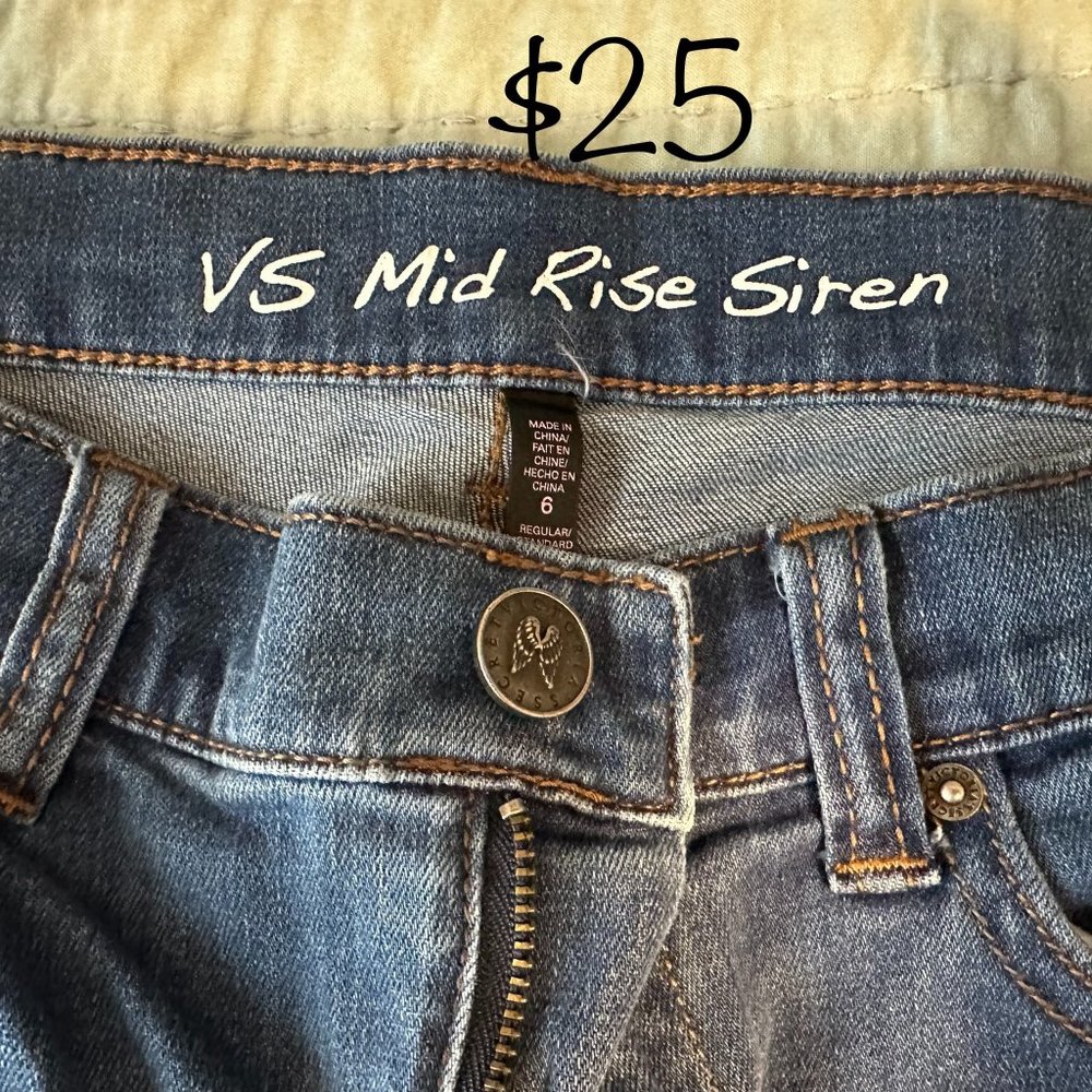 VS Mid-Rise Siren Jeans